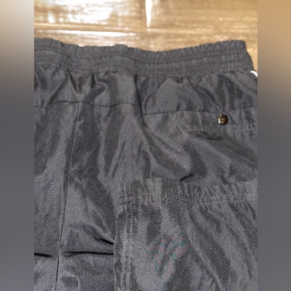 NIKE THE ATHLETIC DEPT. WOMEN'S LINED BLACK TRACKPANTS SIZE L ELASTIC WAIST - Picture 6 of 13